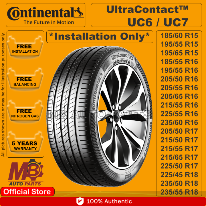 Continental UltraContact™ UC6 / UC7 [GERMANY TECHNOLOGY 100% ORIGINAL ...