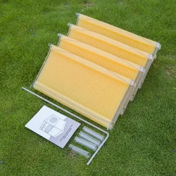 10pcs Bee Wax Foundation Bee Hive Wax Frames Base Sheets Bee Comb