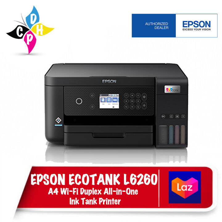 Epson EcoTank L6260 A4 WiFi Duplex AllinOne Ink Tank Printer Lazada PH