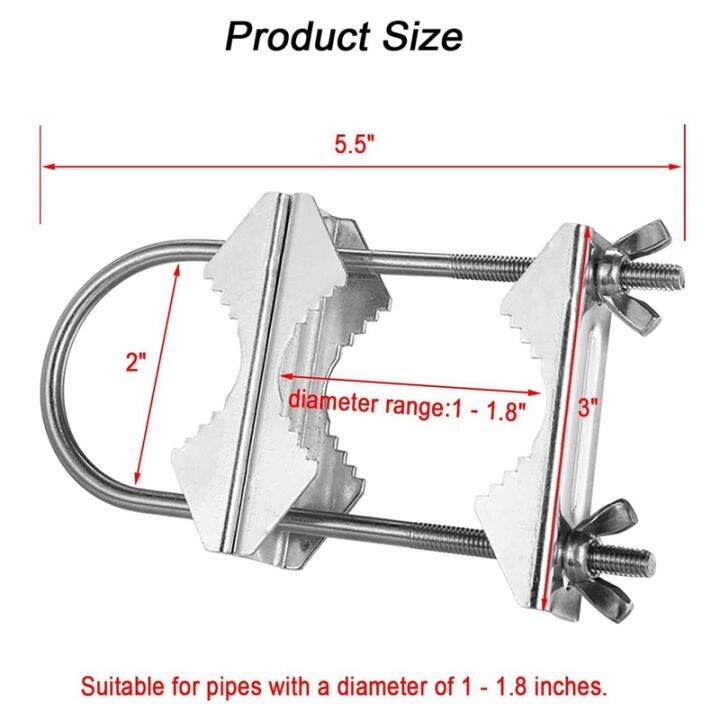 3x-double-antenna-mast-clamp-v-jaw-block-with-u-bolts-heavy-duty-anti-rust-mast-to-mast-mount-bracket-kit-for-tv-cb-ham