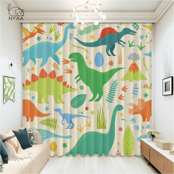 funny-kids-dinosaurs-child-curtain-home-supplies-cafe-curtains-window-roman-shades-bath-curtain-hooks-for-curtains-micro-shading