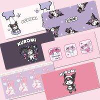 30 ซม. - 100 ซม. Kawaii Sanrioed Kuromi Mymelody แผ่นรองเมาส์การ์ตูนการ์ตูนการ์ตูนเดสก์ท็อปแป้นพิมพ์ DIY