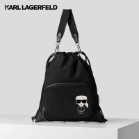 Karl Lagerfeld - K/IKONIK NYLON CONVERTIBLE BACKPACK กระเป๋าเป้ 220W3053