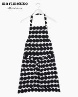 MARIMEKKO RÄSYMATTO APRON HOME ผ้ากันเปื้อน ผ้ากันเปื้อนลายจุด ผ้ากันเปื้อนสีดำ อุปกรณ์ในครัว อุปกรณ์ทำขนม