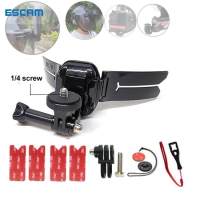 ESCAM ที่ติดหมวกกันน็อค Gopro Helmet Chin Mount กล้องติดหมวกกันน็อครถจักรยานยนต์คางชุดติดตั้งสำหรับ GoPro Hero 9/8/7/6/5/4และกล้องกีฬาอื่นๆ