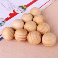 Big 25mm Natural Cedar Wood Moth Balls Camphor Repellent Wardrobe Clothes Drawer Wood Moth Balls Camphor Wedding Decoration Gift