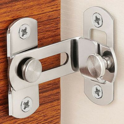 Sliding Barn Door Latch For Locking Sliding 90 Degree Right Angle Door Lock Gate Bolt Wine Cabinet Closet Window Door Lock Plug Door Hardware Locks Me