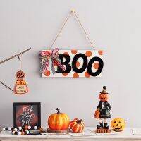 [COD] cross-border new decorations BOO scare cute wooden door hanging wall