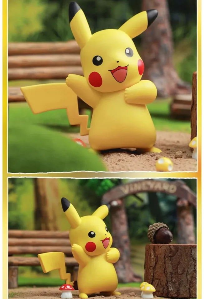 Pokemon Genuine Lovely Pokemon Pikachu Pichu Togedemaru Mimikyu Raichu Alola  Kawaii Cute Anime Action Figure Toys Kids Gifts