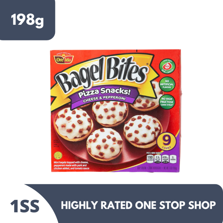 Bagel Bites Pizza Snacks Cheese Pepperoni 198g Lazada PH