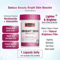 Swisse Bright Skin Beauty (พร้อมส่ง) 60 Tablets Exp.08/2025