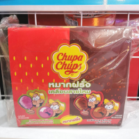 Chupa Chups Cotton Bubble Gum จูปาจุ๊ปส์ คอตตอน บับเบิ้ลกัม หมากฝรั่งเคลือบสายไหม 132 กรัม (11กรัม x 12ชิ้น)