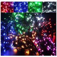 2021LED Dark green 30M Festoon Fairy Stars light twinkle String Garlands Tree lights bubbles wedding decoration form of a house