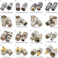 1Pcs SL16 UHF SO239 UHF to BNC N type SMA male female Connector UHF to UHF Right Angle Adapter RF Fast Delivery Copper Brass Watering Systems Garden H