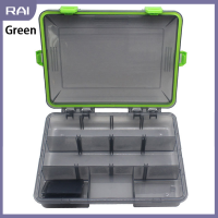 【RAI】 Fishing Tackle Box อุปกรณ์ตกปลาเหยื่อล่อเบ็ดกล่องพลาสติกเก็บเคส