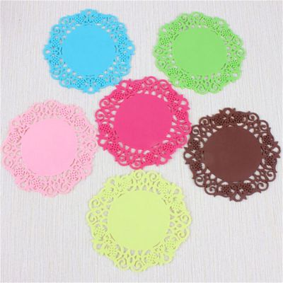 【CW】 L Moulding Insulation Teacup Doilies Silicone Coaster Cup Mats Placemat