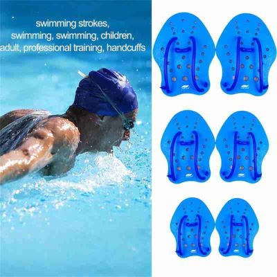 ตีนกบถุงมือดำน้ำฟรีสไตล์แบบพกพาสำหรับ YIHVF493167ว่ายน้ำแผ่นรองมือช่วยว่ายน้ำฝึกมือถุงมือกบ