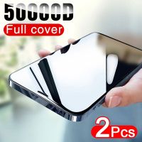 yqcx001 sell well - / 50000D 2PCS Full Cover Screen Protector For iphone 12 11 Pro X XR XS MAX Tempered Glass On iphone 6s 7 8 Plus 12 Mini Glass Film