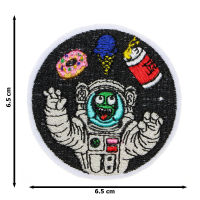 JPatch - โลโก้ สัญลักษณ์ จรวด ยาน องค์การนาซ่า (NASA) อวกาศ ดวงจันทร์ สำรวจดวงดาว โลก กาแล็กซี่ จักรวาล นักบินอวกาศ อาหาร ขนม   ตัวรีดติดเสื้อ อาร์มรีด อาร์มปัก มีกาวในตัว การ์ตูนสุดน่ารัก งาน DIY Embroidered Iron/Sew on Patches