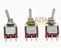 KAISH 5x DPDT 6 Pin 3 Way ON/ON/ON Guitar Mini Toggle Switch SALECOM Car/Boat Switches