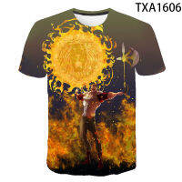 2020ฤดูร้อนใหม่ escanor 3D พิมพ์ T เสื้อแฟชั่นเด็กชายหญิง Cool Tops T-Shirt