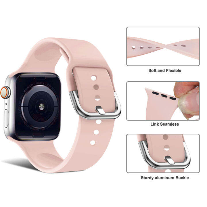 สาย-สำหรับ-apple-watch-ultra-8-band-49mm-45mm-41mm-44mm-40mm-42mm-38mm-นาฬิกาอัจฉริยะ-สายนาฬิกาข้อมือซิลิโคนแบบนุ่ม-i-watch-series-8-7-6-se-5-4-3-2-1-สายนาฬิกา