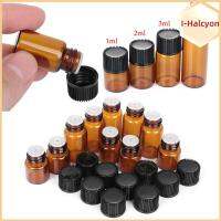 【COD】10 ชิ้น 1/2/3/5ml มินิขวดน้ำมันหอมระเหย โถ สีน้ำตาลขวดรีฟิล