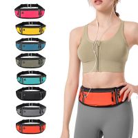☽✢ Ultra Thin Reflective Running Bag Waist Men Women Jogging Cycling Fanny Pack Sport Pocket Waterproof Gym Mobile Phone Belt Pouch