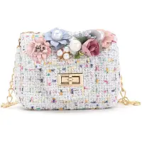 Little Girls Handbags Mini- Shoulder Bag with Mini Flap Bag Wallet Bag Crossbody Bag for Girls Kids