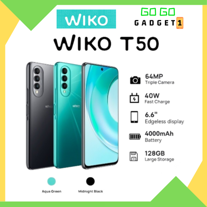 Wiko T50 Smartphone (6GB + 128GB)64MP AI Triple Camera 6.6'' Edgeless ...