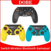 Original DOBE TY-1793 Wireless Bluetooth Gamepad Controller พร้อมจอยสติ๊กสำหรับ Nintendo Switch/switch Oled/switch Lite โฮสต์เกม PC Windows Android โทรศัพท์มือถือ Gyro Vibration Mechanical Game Handle Switch PRO เกมคอนโซลพร้อมฟังก์ชั่น Turbo Joypad