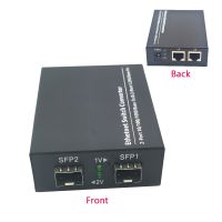 Ethernet Fiber Optical 2 SFP fiber Port 2 RJ45 2 UTP 10/100/1000M Media Converter Gigabit Ethernet switch 2 RJ45 UTP Board PCB