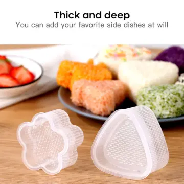 10 PCS Rice Ball Molds Egg Sushi Rice Mold Non-Stick Rice Ball Maker Shake  Rice