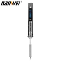 NANWEI Mini Intelligent Soldering Station Portable Soldering Iron Two Power Supplying Mode 50-400 °C Temperature Regulation Dynamic Detection DC9-24V Wide Voltage