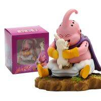 ตุ๊กตาดราก้อนบอล Buu เลียสุนัขฟิกเกอร์ PVC ตุ๊กตาโมเดลของเล่น