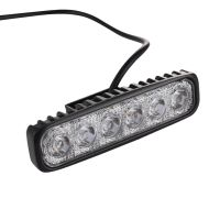 18W LED Spotlights 6 X 3W IP67 Car Light Bar LED Flood Light Worklight Spot Light For SUV Automobile Car Outdoor Lighting