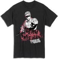 Great Eastern Entertainment Mens Cells at Work-Germ Free Zone T-Shirt