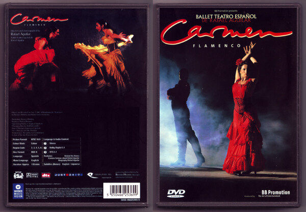Carmen flamenco Latin Franco ballet Carmen (DVD / DTS)