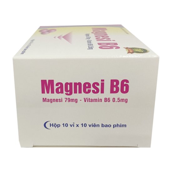 Viên uống magnesi b6 500 bổ sung magie, vitamin b6 giảm suy nhược thần kinh - ảnh sản phẩm 3