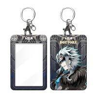 อะนิเมะ Genshin Impact Paimon ABS นักเรียน Id Bus Bank ผู้ถือบัตรพวงกุญแจการ์ดกรณีกล่องจี้ Keyring Decor คอสเพลย์ Gift