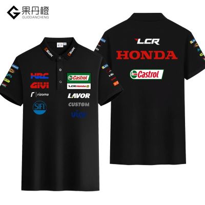 honda LCR Motorcycle T-Shirt POLO Shirt Team Can Be Customized Men Women Racing Short Sleeves