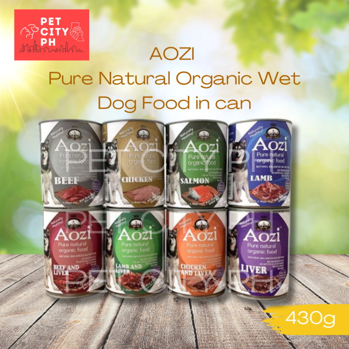 Aozi Adult Healthy Pure Organic Wet Dog Food Canned 430g Lazada PH