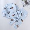 Quần áo bé trai 0 6 tháng quần áo trẻ em nữ bộ đồ lót giữ nhiệt mùa đông - ảnh sản phẩm 4