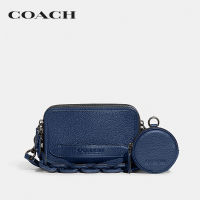 COACH กระเป๋าสะพายข้างผู้ชายรุ่น Charter Crossbody With Hybrid Pouch สีฟ้า CE482 DEB