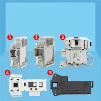 หัวเข็มขัดสวิตช์ที่ล็อคประตูประตูอิเล็กทรอนิกส์สำหรับ Siemens เครื่องซักผ้าดรัม Bosch เครื่องซักผ้าดรัมชิ้นส่วนเครื่องซักผ้า