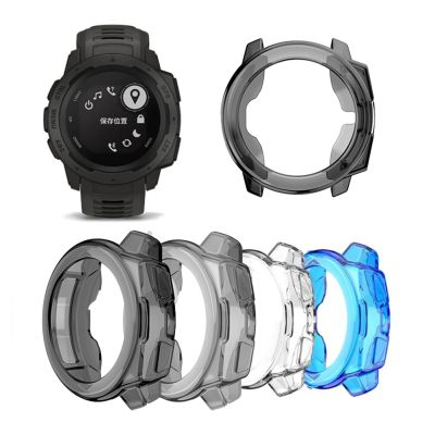 ✴✓ Zegarek ochronny pokrowiec na Garmin Instinct Smartwatch pokrowiec na bransoletkę osłona na ekran z TPU Shell najnowsze akcesoria wymienne