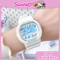 Sanrio นาฬิกาของแท้สำหรับเด็กผู้หญิงเด็กผู้ชาย100% Cinnamoroll นาฬิกากันน้ำ Jam Tangan Digital นาฬิกาข้อมือเด็กน่ารักเรืองแสงชัดเจนของขวัญวันเกิดสำหรับเด็ก357