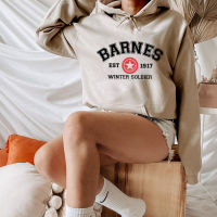 Vintage Winter Soldier Hoodie Barnes Hooded Sweatshirt Sebastian Stan Barnes 1917 Sweatshirts Kawaii Hoodies Fans Gift