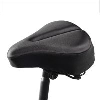 【LZ】№☬  Nova capa de assento da bicicleta gel exercício da bicicleta almofada do assento almofada extra macio gel assento da bicicleta sela almofada