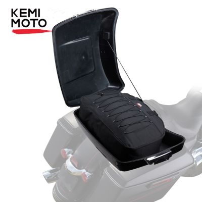 ❀☏❒ KEMiMOTO Tour Pack Organizer Travel Packs Luggage Bags Soft Liner Bag For Touring For Sportster Dyna For Road Kings 1996-2013